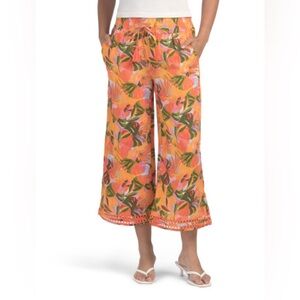 NWOT C&C CALIFORNIA Linen Printed Pants